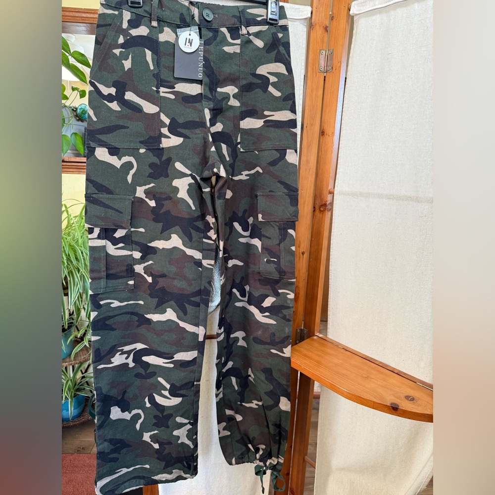 LEPUNUO brand camouflage cargo pants
